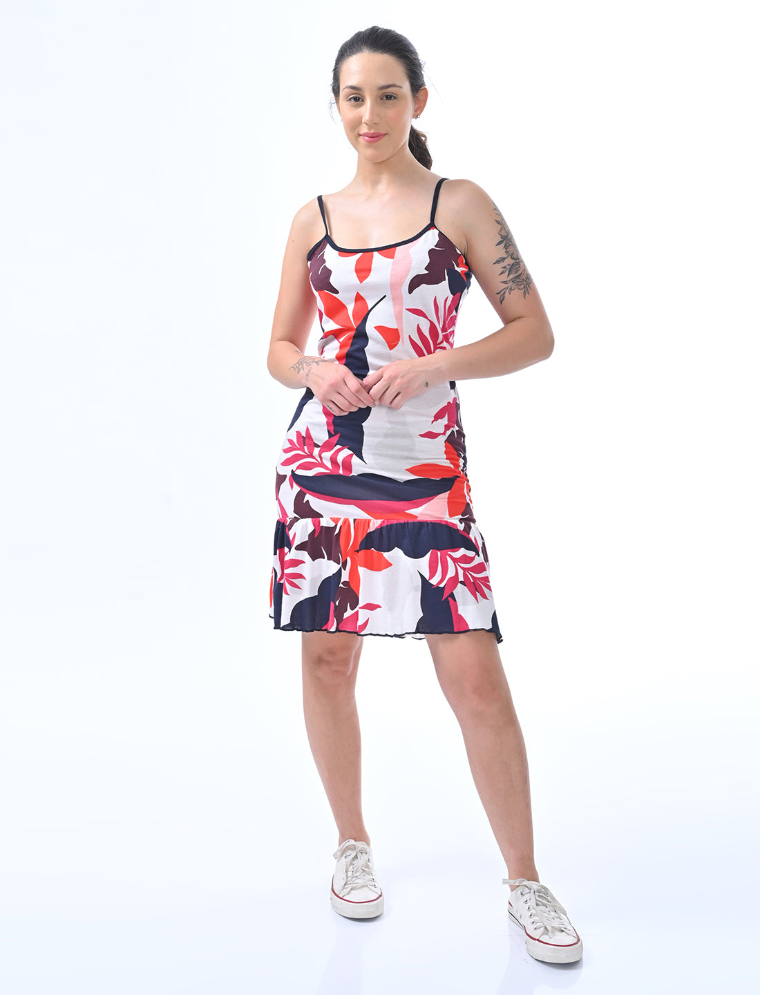 Women's Sleeveless Cotton Loungewear Dress