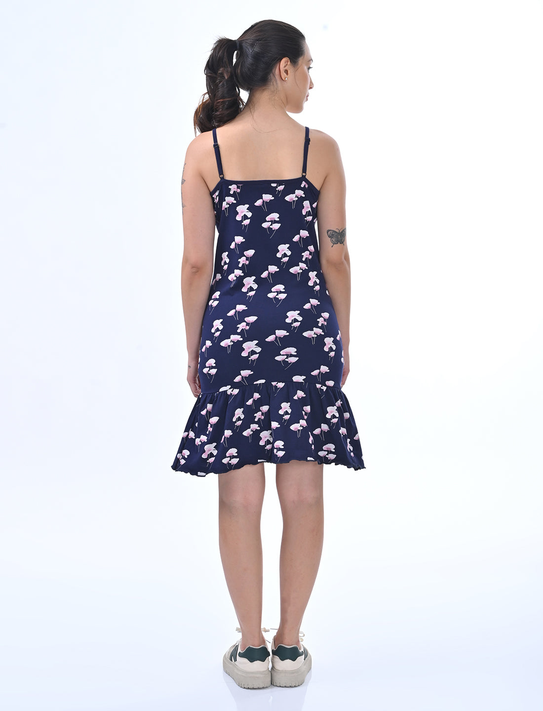 Women's Sleeveless Cotton Loungewear Dress