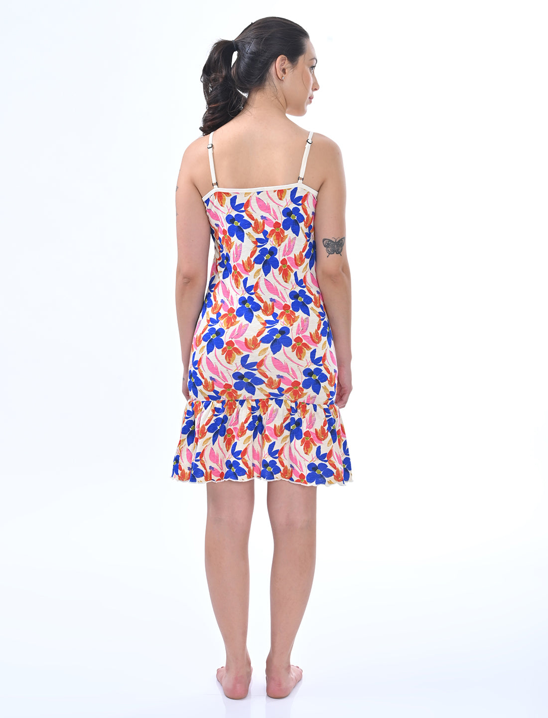 Women's Sleeveless Cotton Loungewear Dress