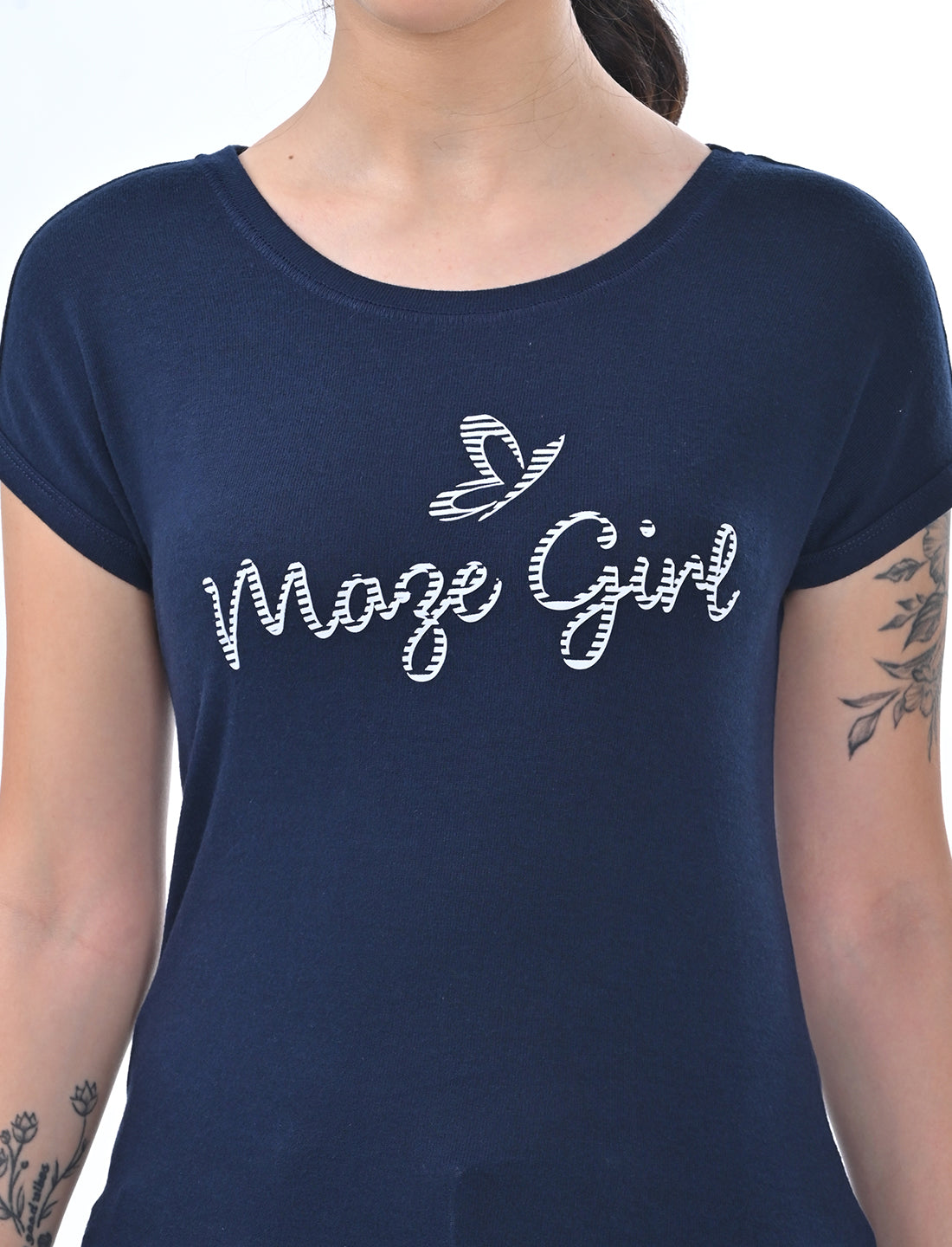 Chic Ringer-Style Short Sleeve Casual Top