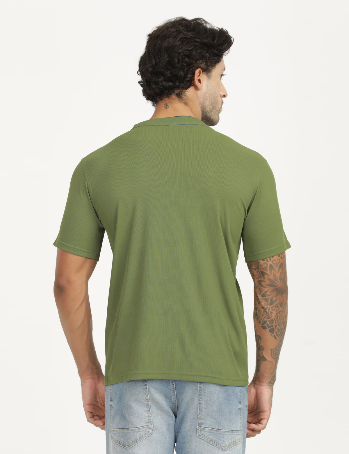 Men’s Premium Derby Textured Henley T-Shirt