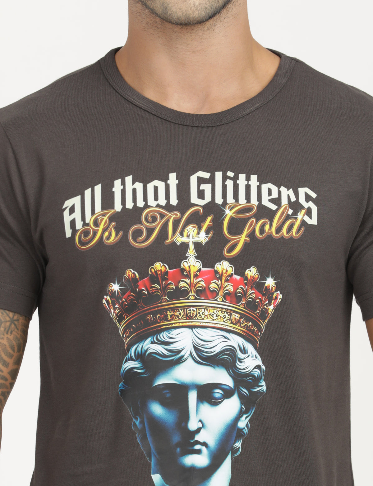 Men’s Premium Graphic Crew Neck T-Shirt
