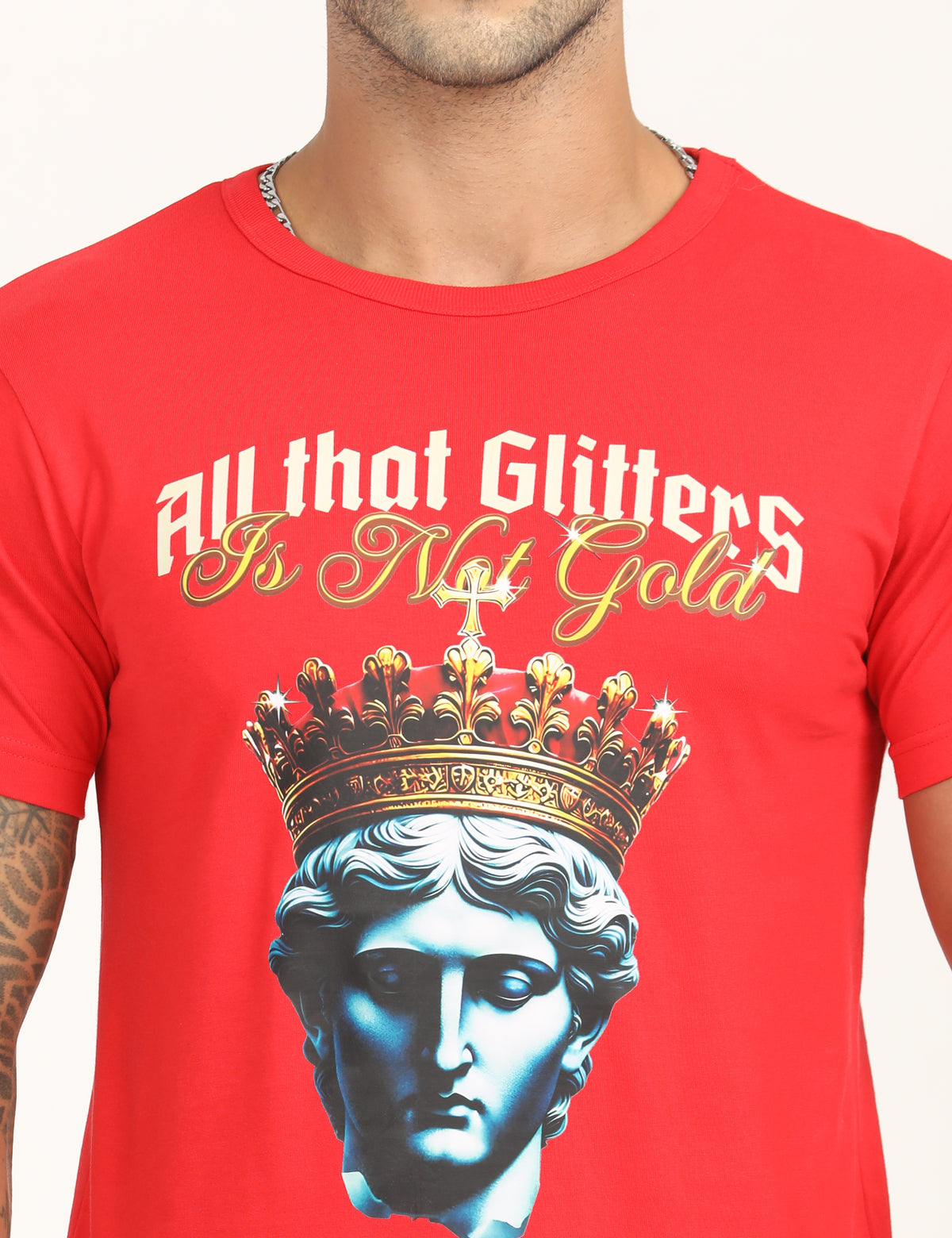 Men’s Premium Graphic Crew Neck T-Shirt