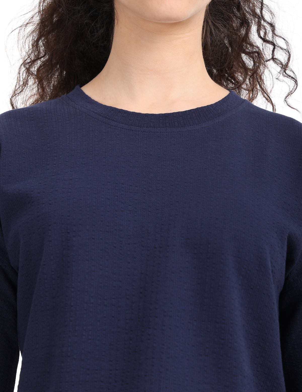 Women's Relaxed-Fit Dropped Shoulder Cropped Tee