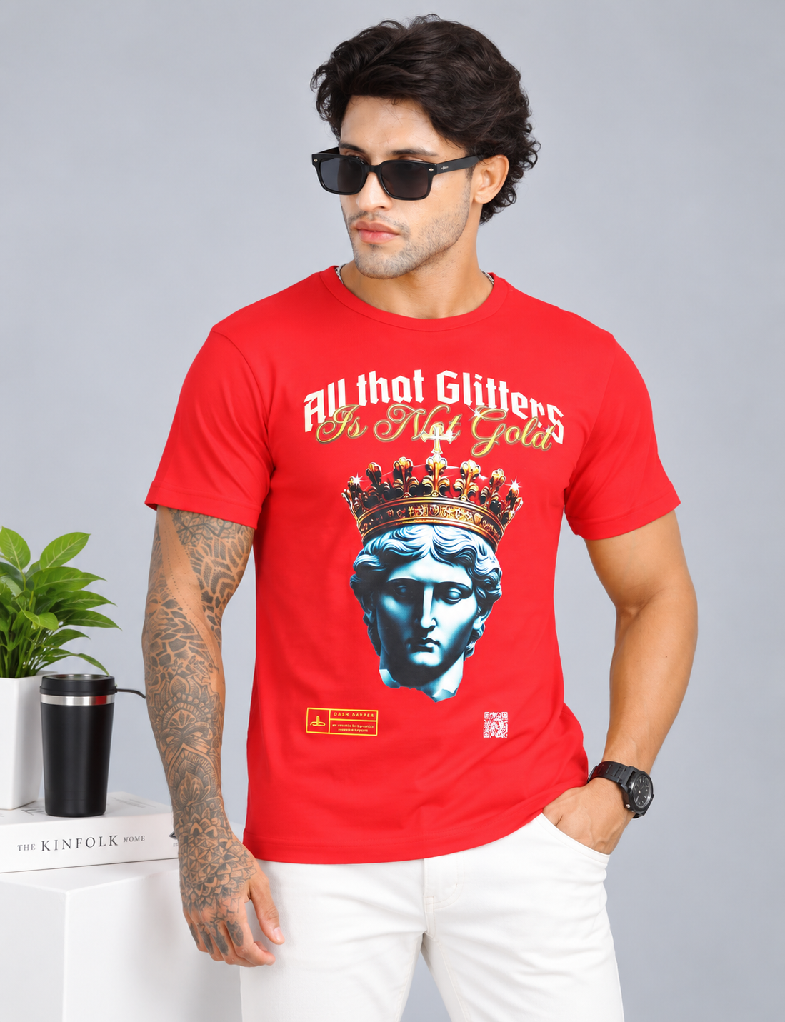 Men’s Premium Graphic Crew Neck T-Shirt
