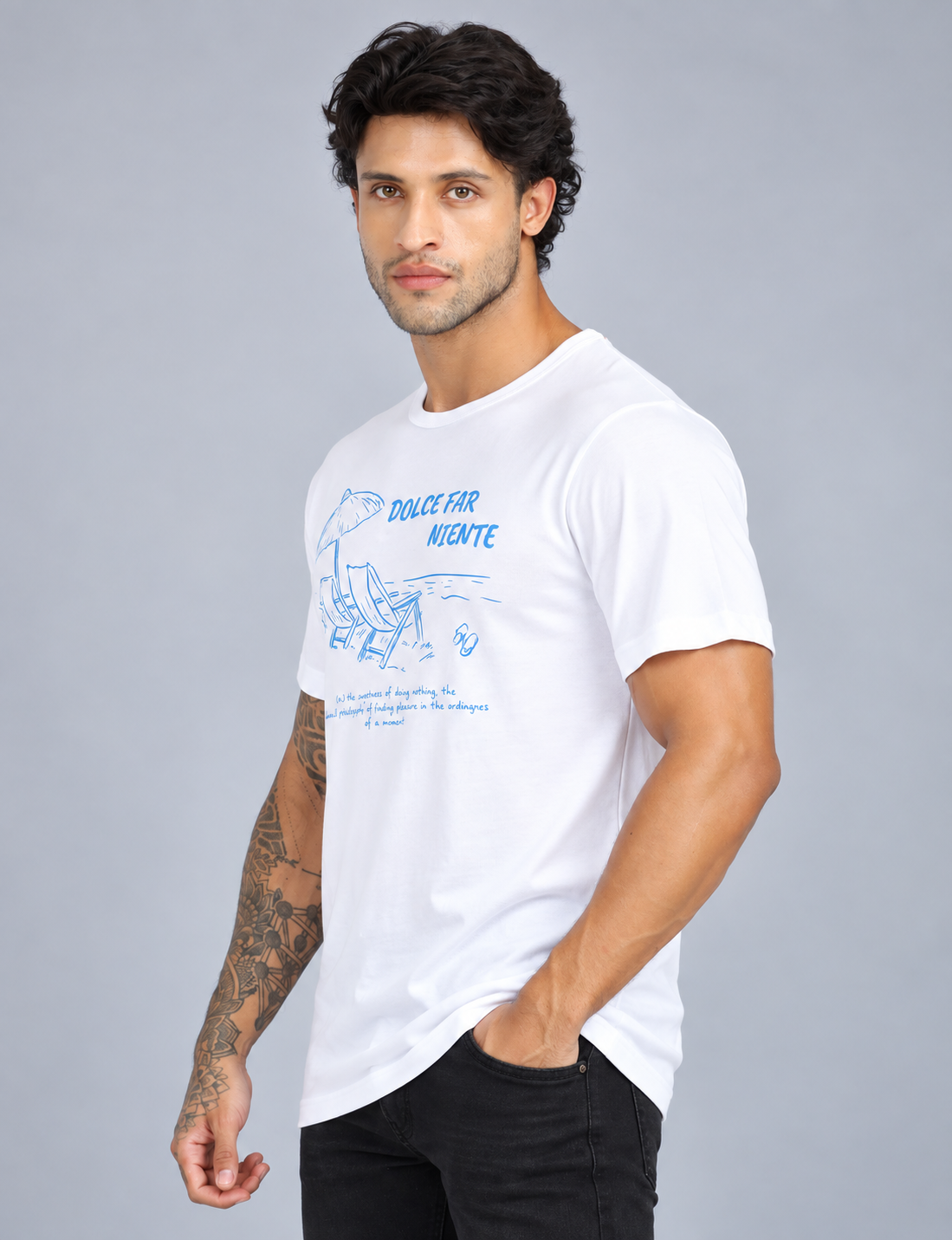 Men’s Premium Graphic Crew Neck T-Shirt