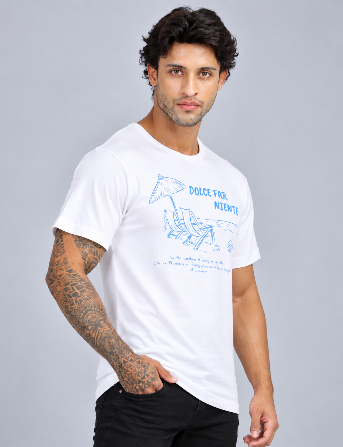 Men’s Premium Graphic Crew Neck T-Shirt