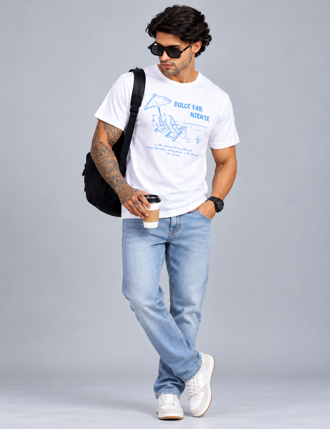 Men’s Premium Graphic Crew Neck T-Shirt