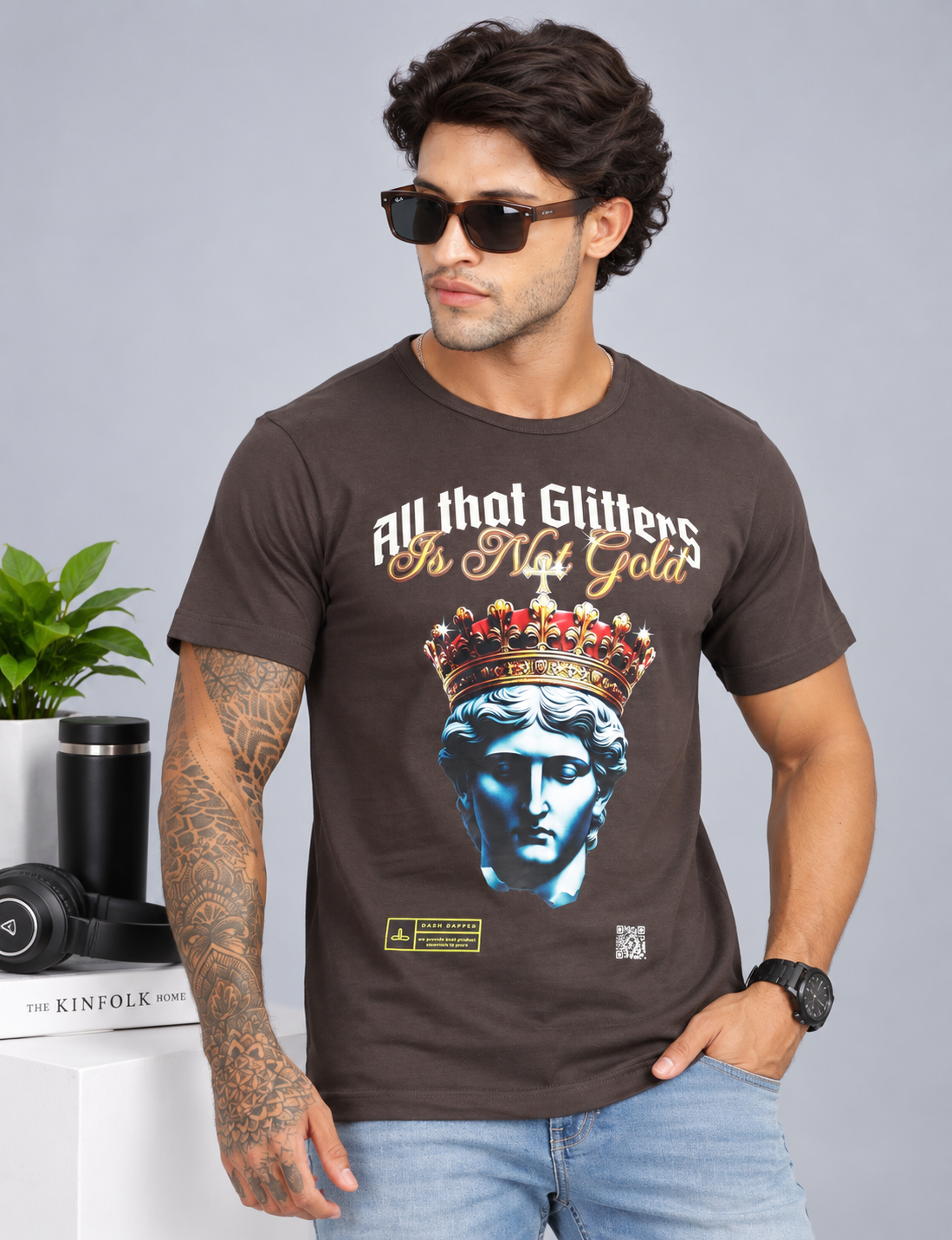 Men’s Premium Graphic Crew Neck T-Shirt