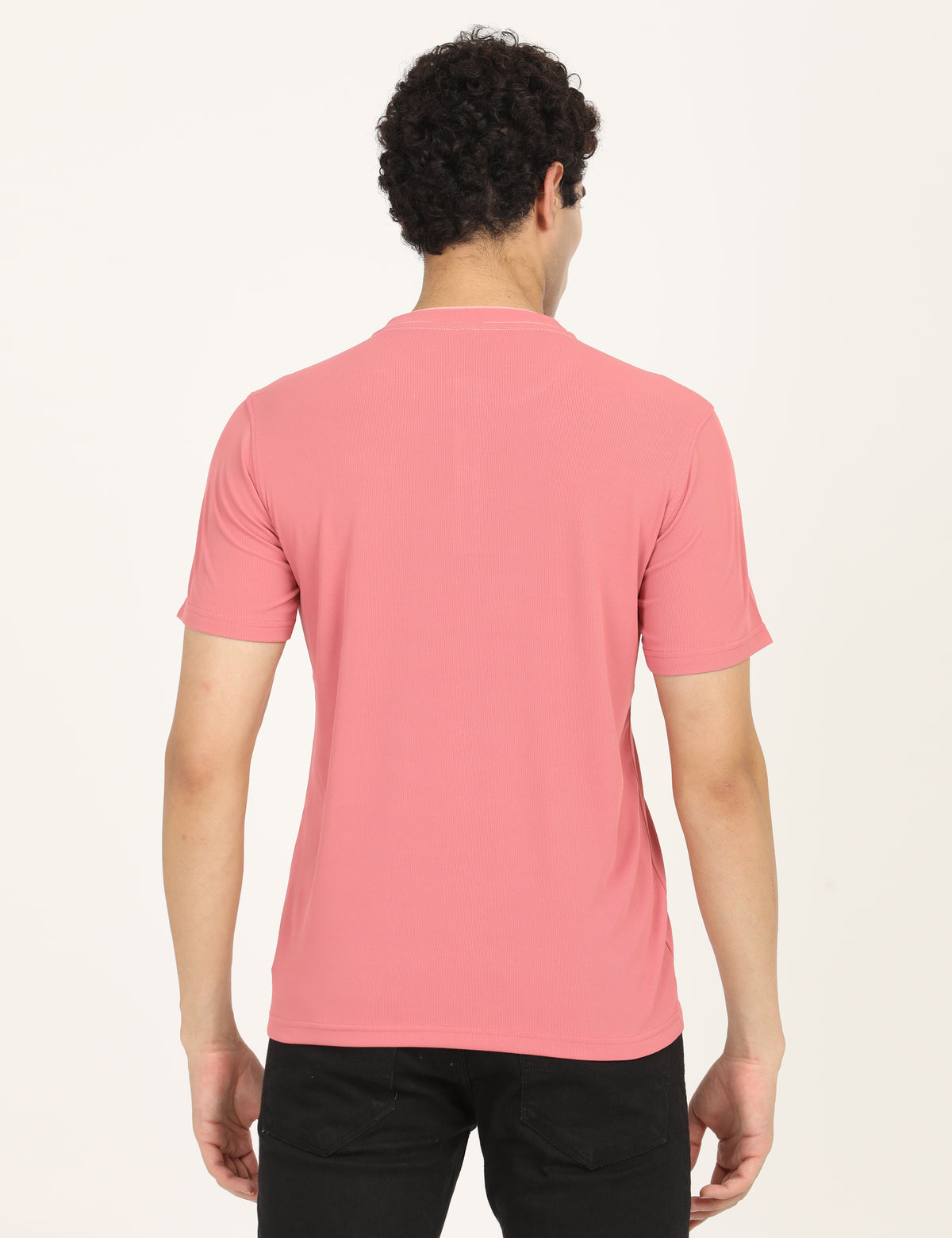 Men’s Premium Derby Textured Henley T-Shirt
