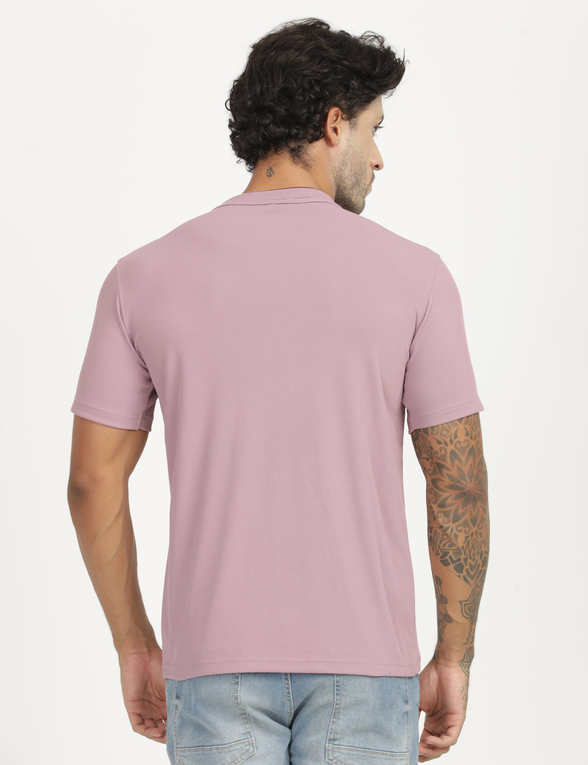 Men’s Premium Derby Textured Henley T-Shirt